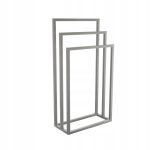 Porte serviette triple sur pied rectifiée S – Image 2