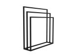 Porte serviette sur pied triple L – Image 2