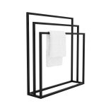 Porte serviette sur pied triple L