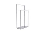 Porte serviette sur pied acier inoxydable chromé S – Image 2