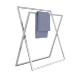 Porte serviette sur pied Verso Stainless Steel L