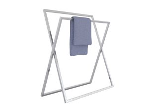 Porte serviette sur pied Verso Stainless Steel L