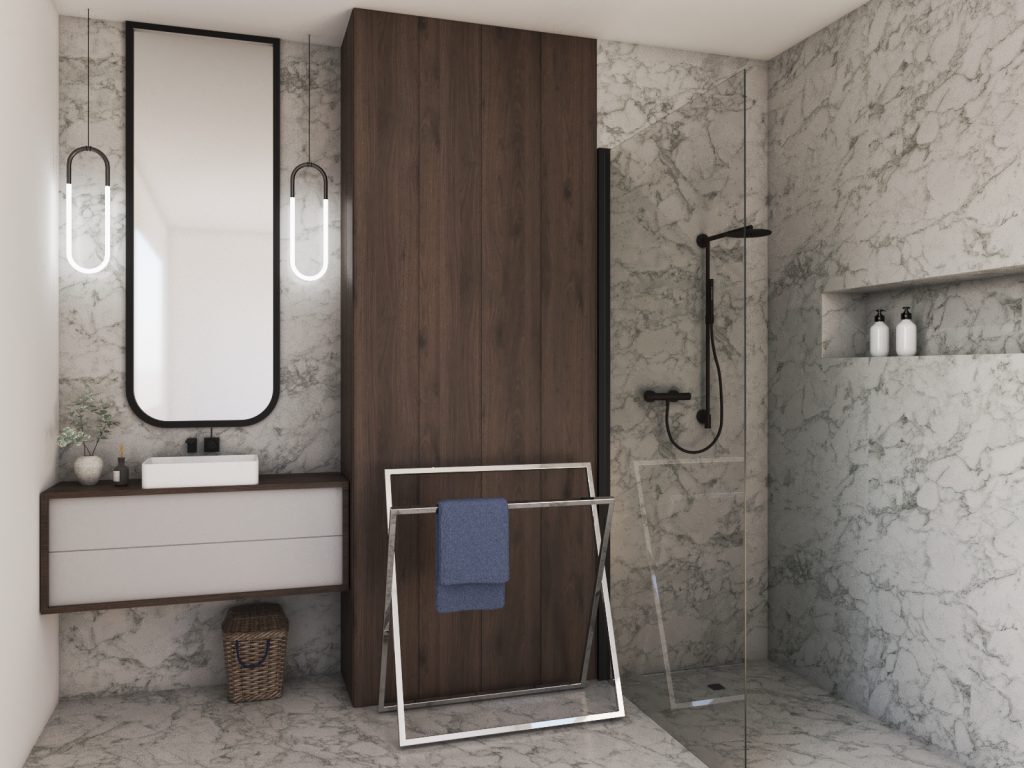 Porte serviette sur pied Verso Stainless Steel L – Image 3