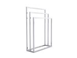 Porte serviette triple sur pied chromé M – Image 2