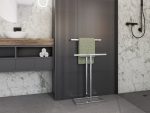 Porte serviette T sur pied Stainless Steel S – Image 3