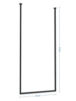 Porte serviette de plafond Long unique M – Image 4