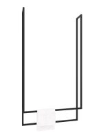 Porte serviette de plafond Long double L