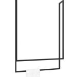 Porte serviette de plafond  double L