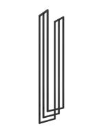 Porte serviette de plafond Long triple XS – Image 2