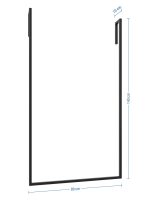 Porte serviette unique mural Long L – Image 4