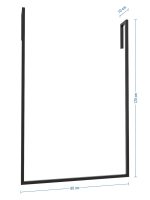 Porte serviette unique mural  L – Image 4