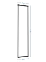 Porte serviette de plafond unique Long pour les plaques de plâtre XS – Image 4