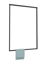 Porte serviette de plafond unique pour les plaques de plâtre L