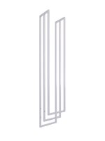 Porte serviette de plafond triple Long acier inoxydable chromé XS – Image 2