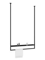 Porte serviette de plafond Long avec étagère L