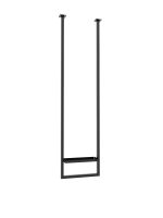 Porte serviette de plafond avec étagère XS – Image 2