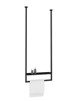 Porte serviette de plafond avec étagère S