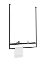 Porte serviette de plafond avec étagère L