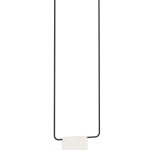 Porte serviette de plafond unique Tube Long S