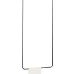 Porte serviette de plafond unique Tube Long M