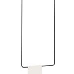 Porte serviette de plafond unique Tube S