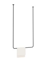 Porte serviette de plafond unique Tube M