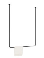 Porte serviette de plafond unique Tube L