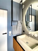 Porte serviette de plafond  double S – Image 4