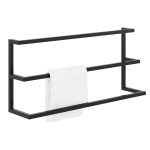 Porte serviette mural triple L