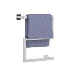 Porte serviette mural loft acier inoxydable chromé XS