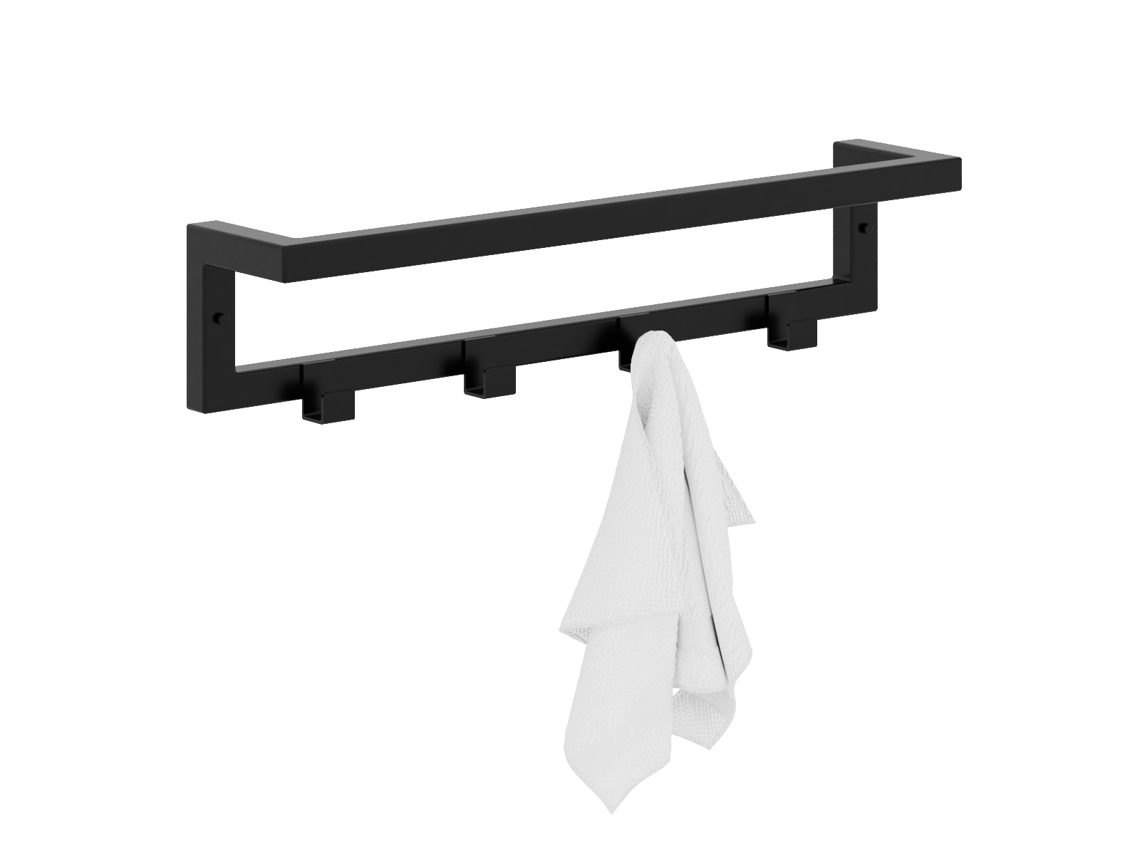 wsc-h-1-45-s-cza-sym1 Porte serviette mural avec patères S – Image 1