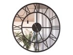 Grande Horloge Miroir Roma Loft 100 cm