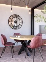 Grande Horloge Miroir Roma Loft 100 cm – Image 2