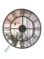 Grande Horloge Miroir Roma Loft 100 cm – Image 3