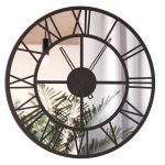 Horloge Miroir Roma Loft 60 cm
