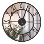 Horloge Miroir Roma Loft 70 cm
