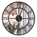 Grande Horloge Miroir Roma Loft 90 cm