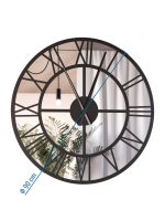 Grande Horloge Miroir Roma Loft 90 cm – Image 3