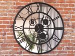 Grande Horloge Miroir Loft Engrenages 100 cm – Image 4