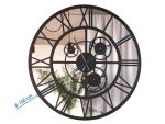 Grande Horloge Miroir Loft Engrenages 100 cm – Image 3