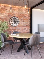 Horloge Miroir Loft Engrenages 70 cm – Image 2