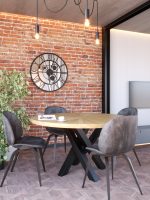 Grande Horloge Miroir Loft Engrenages 80 cm – Image 2