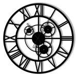 Horloge Murale Loft Engrenages 60 cm