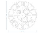 Horloge Murale Loft Engrenages 60 cm – Image 4