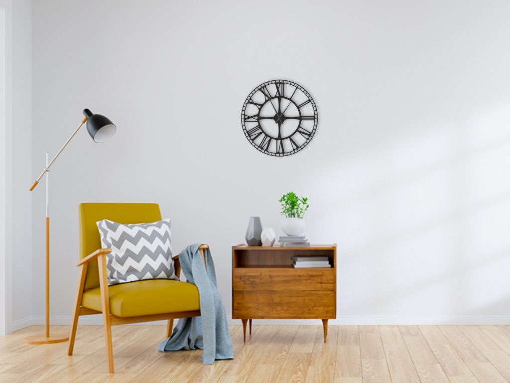 Horloge murale métallique Gare 40 cm – Image 2