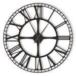 Grande Horloge Murale de Gare 90 cm
