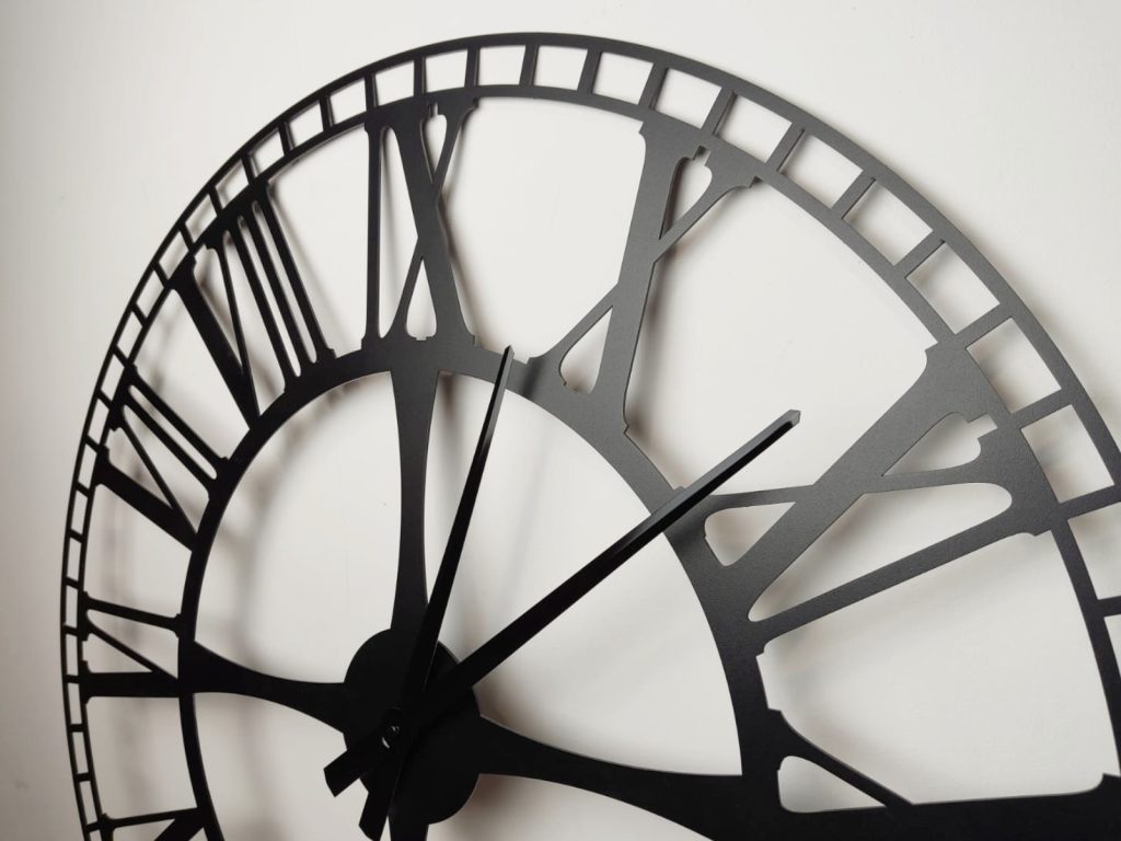 Horloge murale métallique Gare 40 cm – Image 4