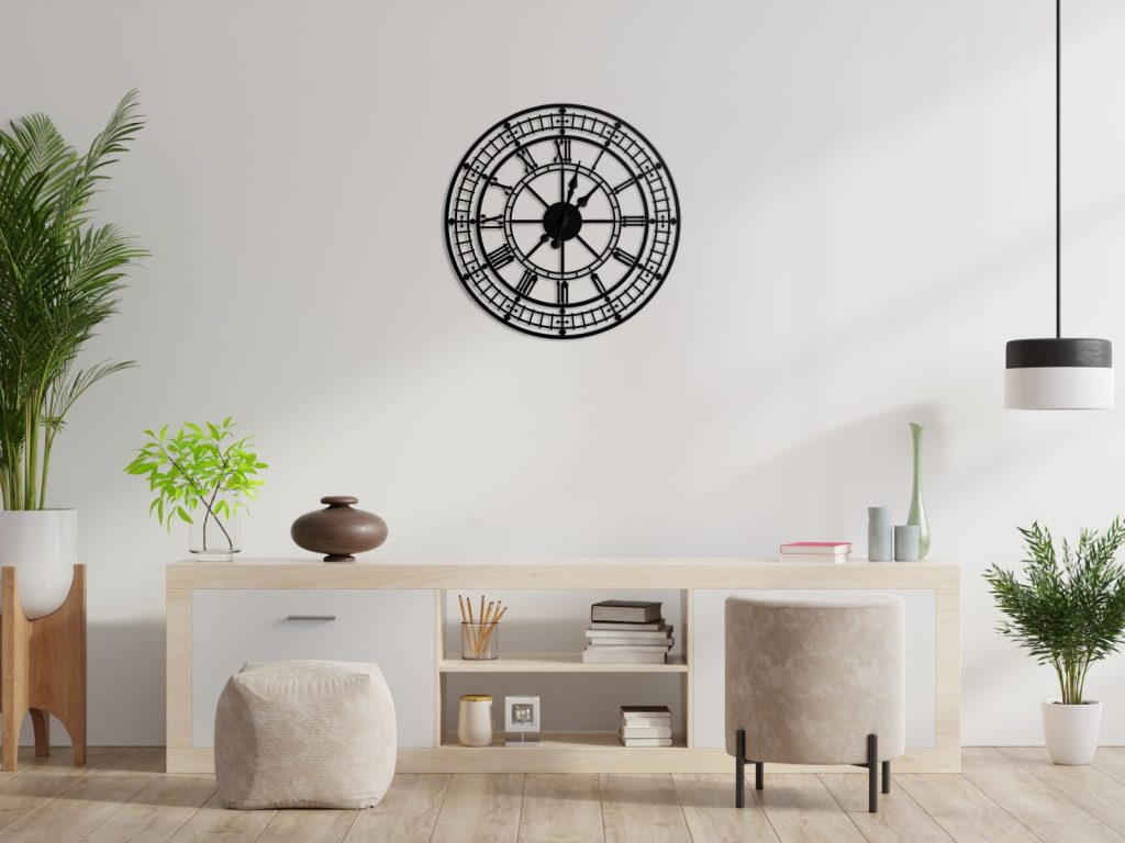 Horloge murale métallique Big Ben 50 cm – Image 5
