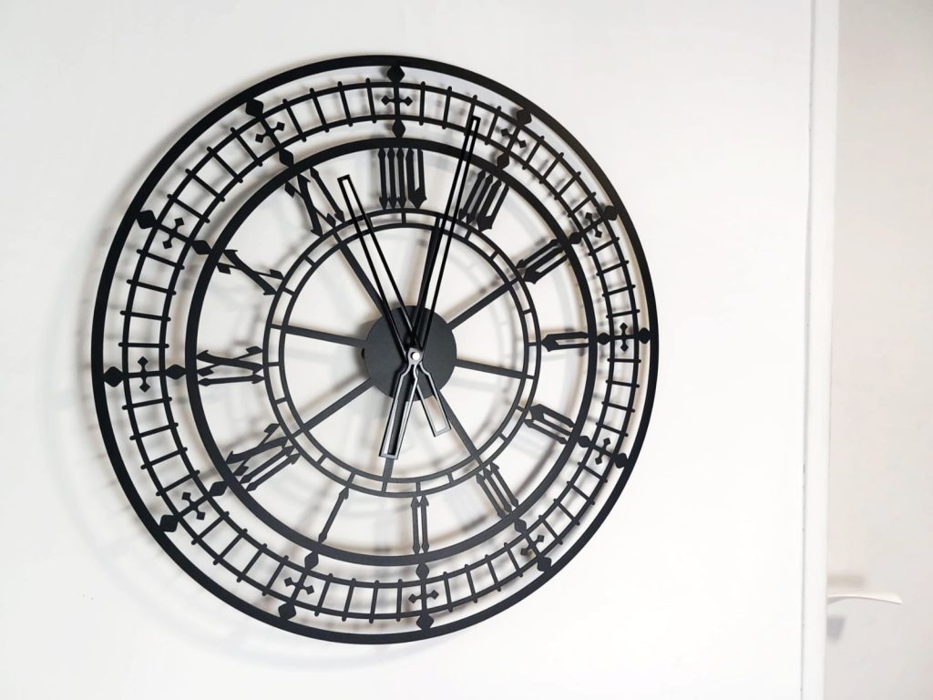 Horloge murale métallique Big Ben 50 cm – Image 4