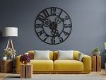 Grande Horloge Murale Industrielle Engrenages II 90 cm – Image 2